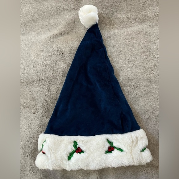 NWT Boston Red Sox Plush Santa Hat Festive Christmas Kids Large Two Hats - Picture 3 of 11